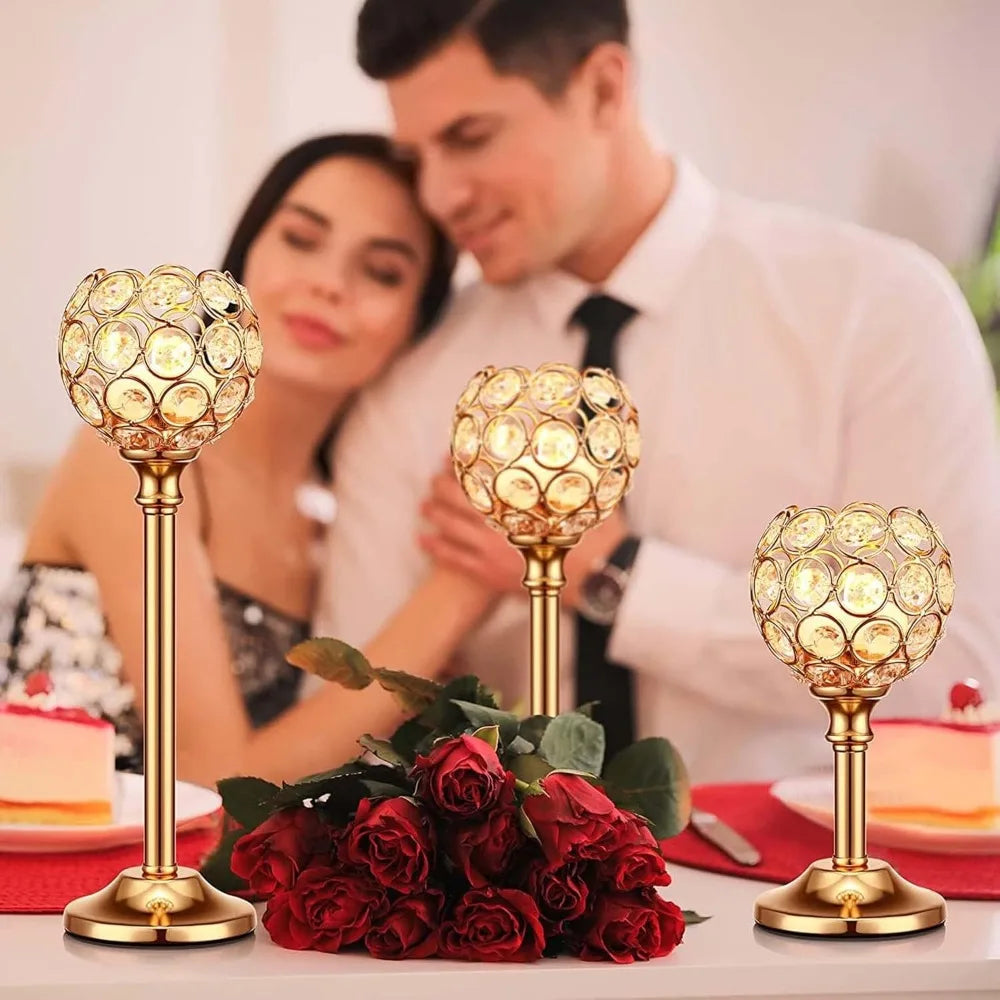 Crystal Tealight Candle Holders