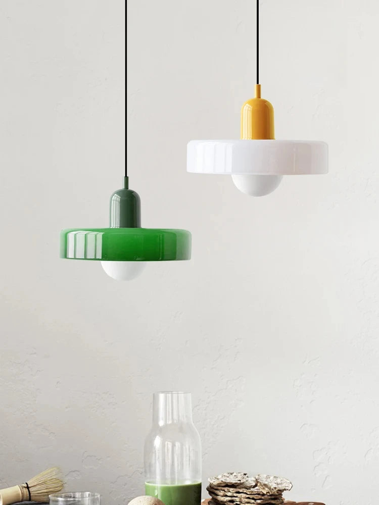 Nordic Glass Bauhaus Dining Room Chandelier Living Room Bedroom Bar