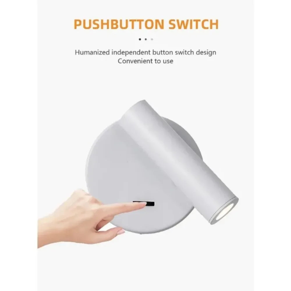 Modern LED Wall lights Rotatable Adjustable Reading Lights Bedroom