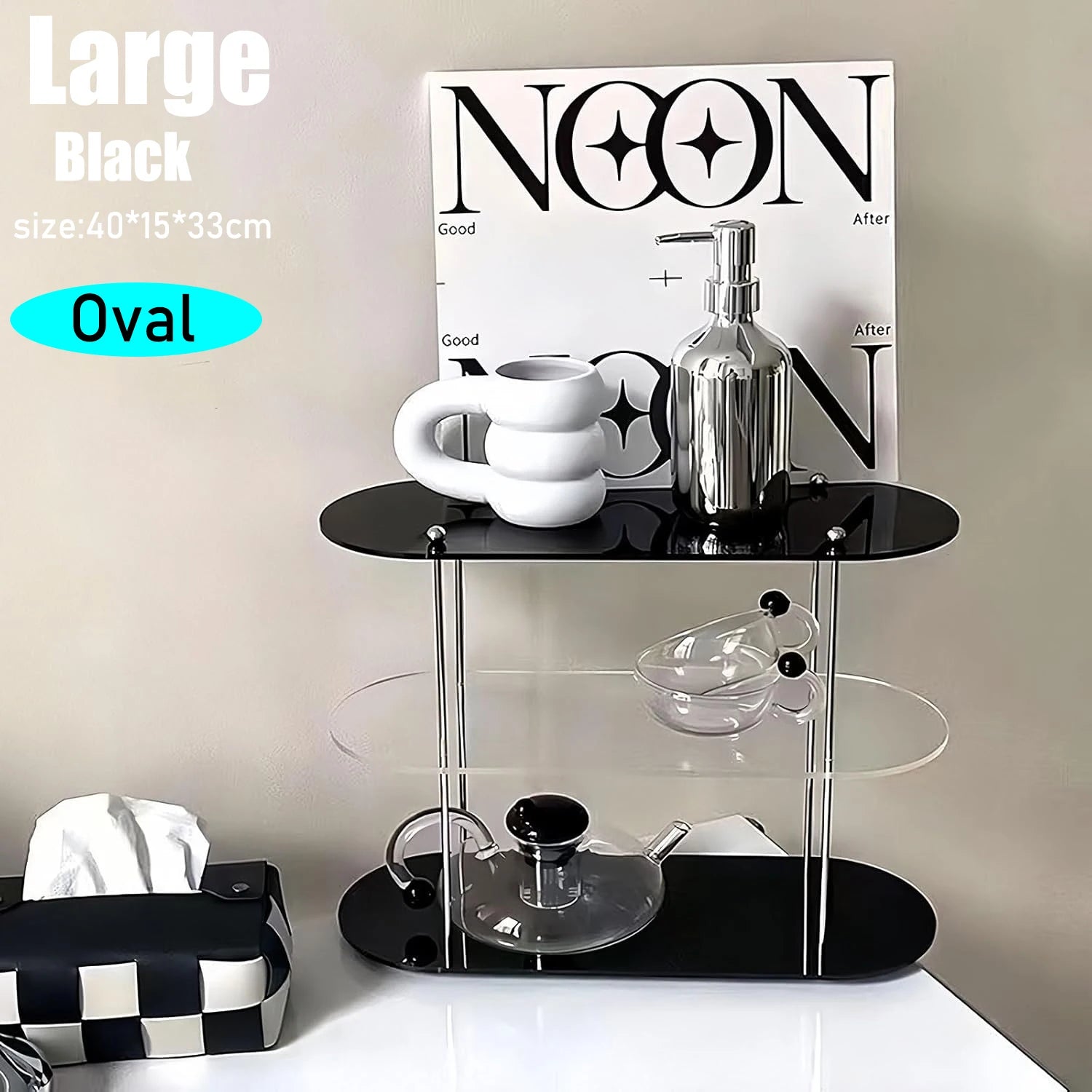 Acrylic Desktop Storage Display Rack
