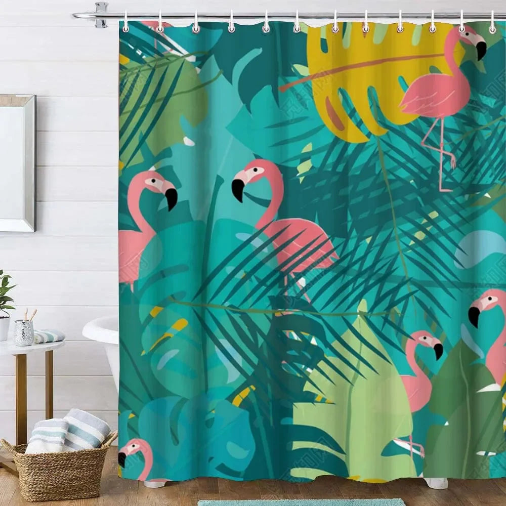 Custom Shower Curtain Bathroom Waterproof Curtains 3D Printing