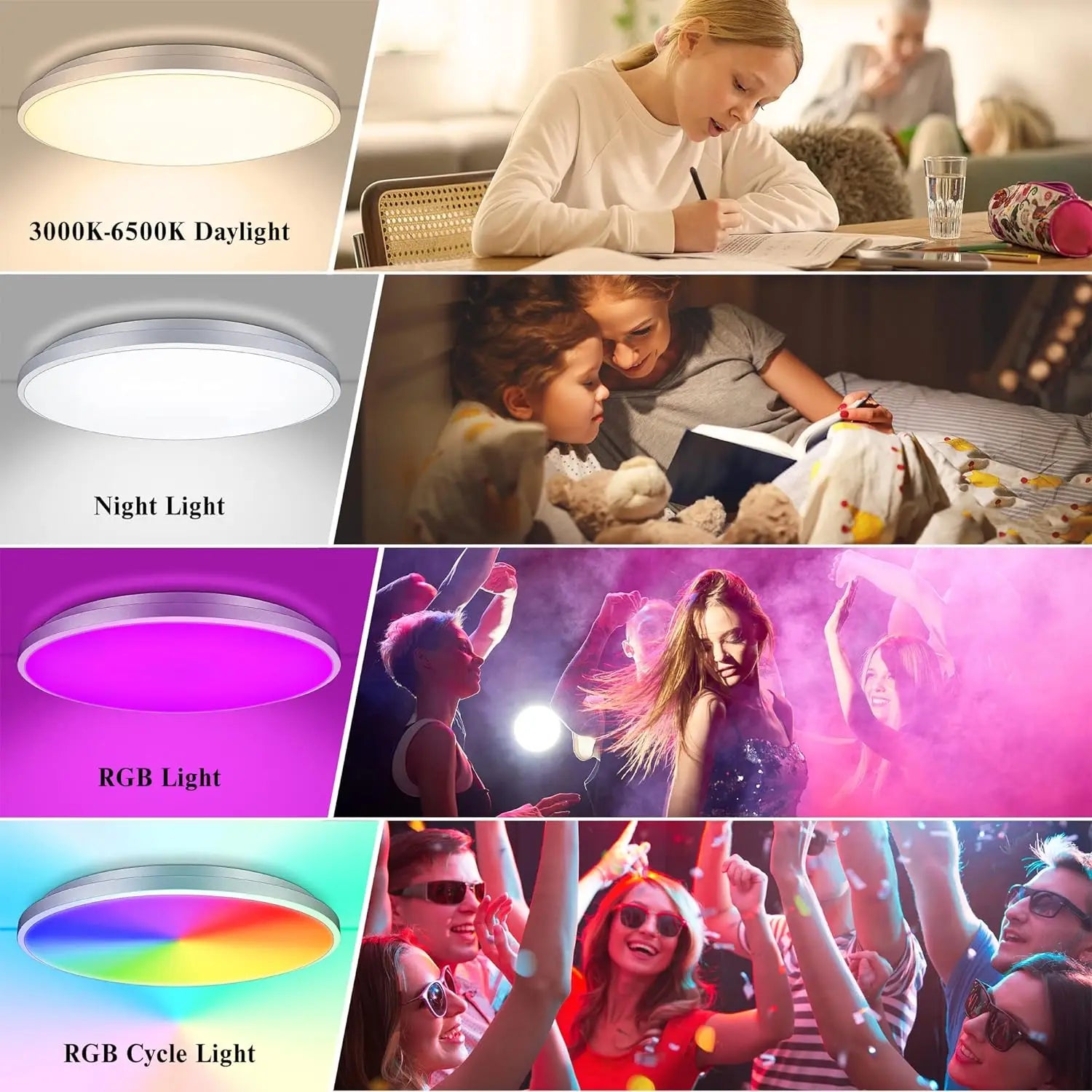 Smart Zigbee RGBCW Ceiling Light