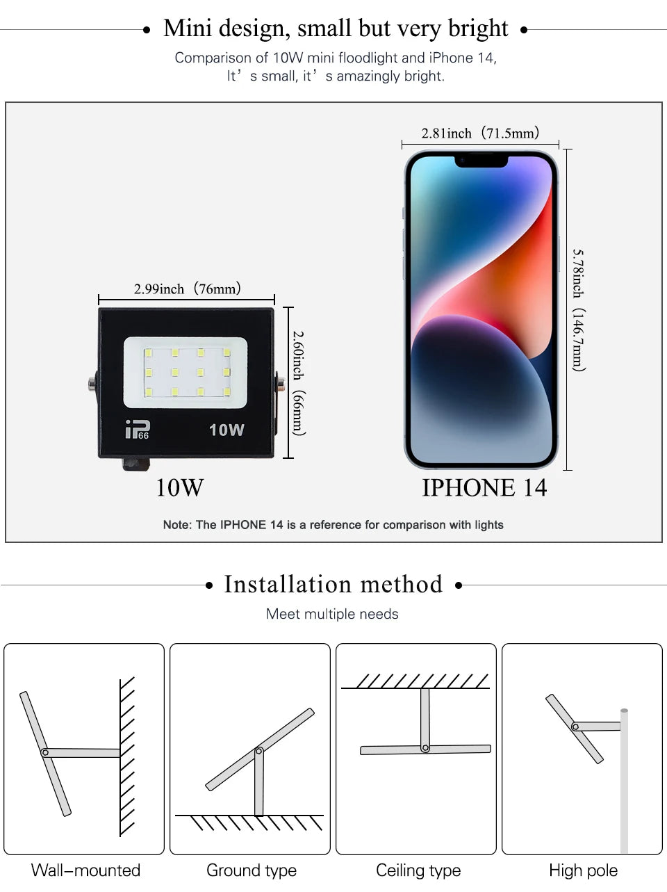 Waterproof LED Outdoor Floodlight