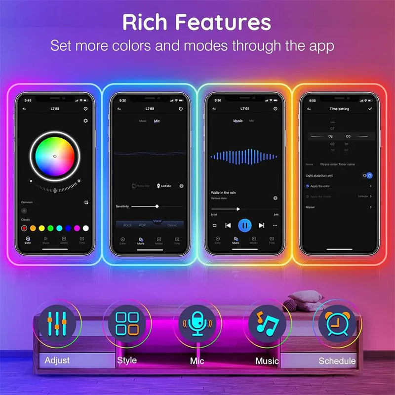 DC24V RGB Neon Rope Light