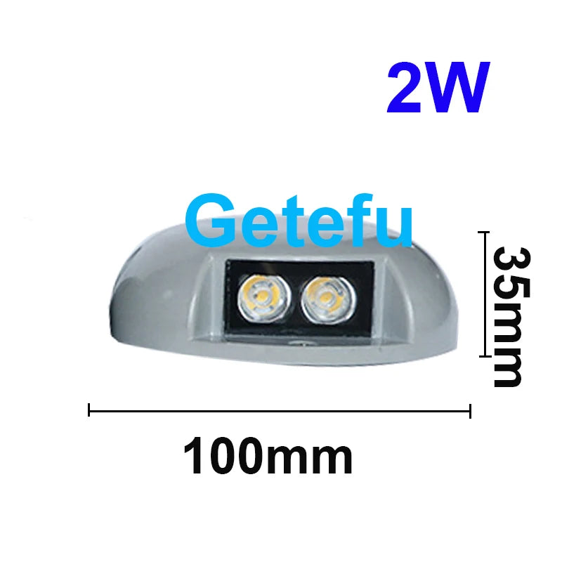 100mm  2W  grey