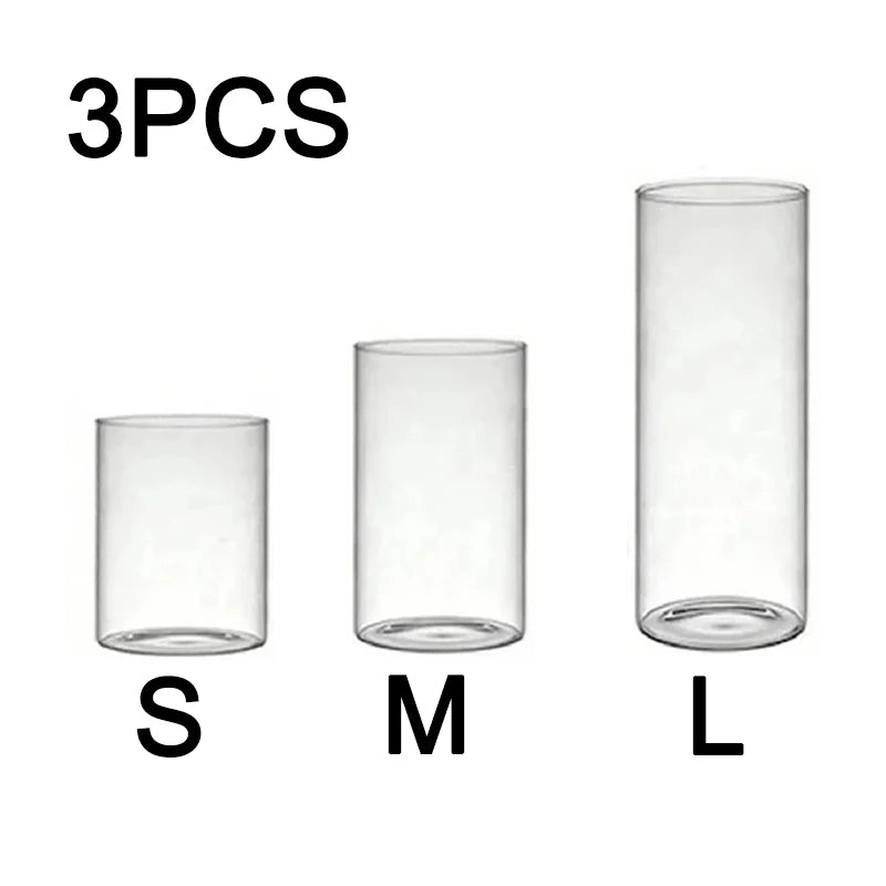 Cylinder Glass Candle Holder