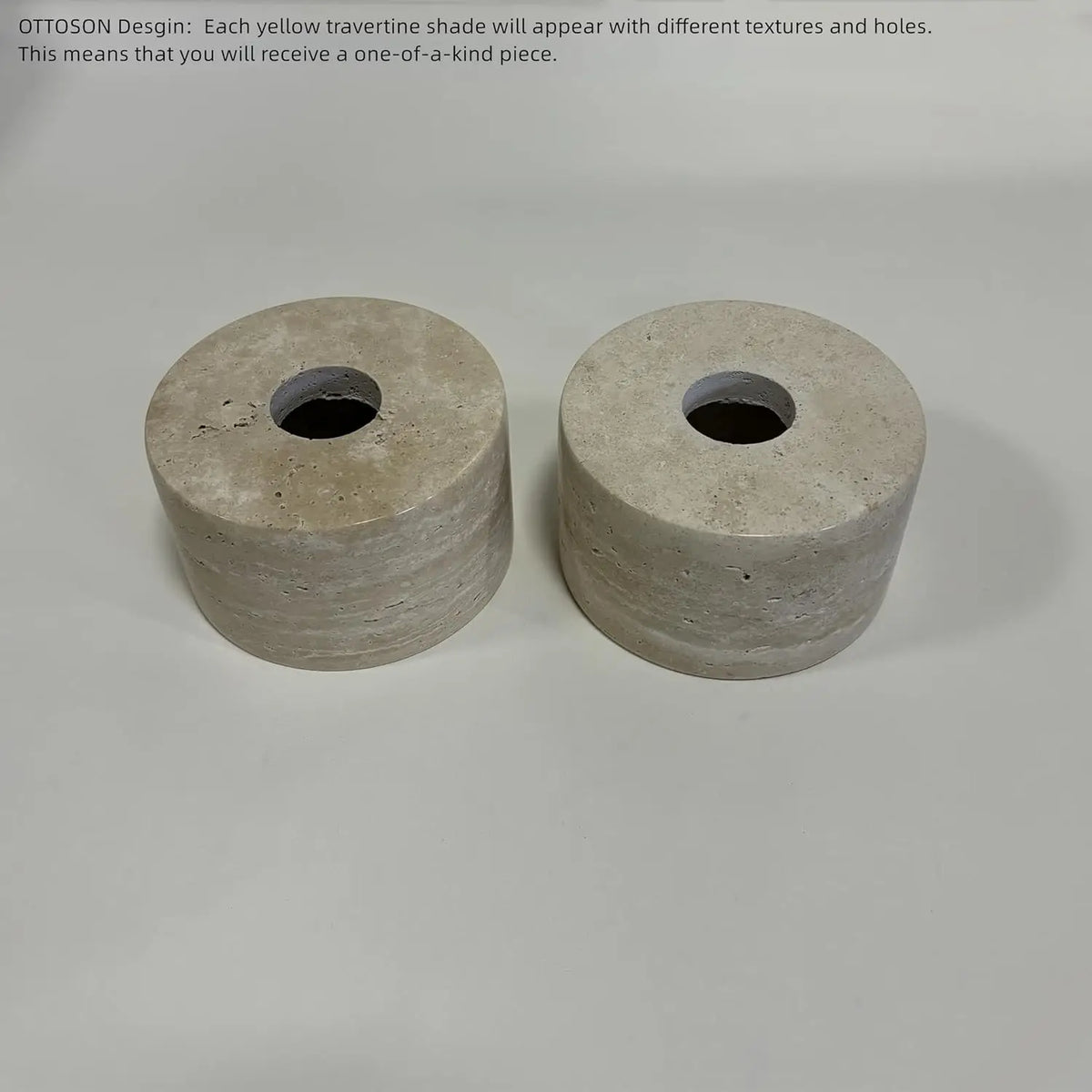 Natural Stone Cylinder Pendant Light