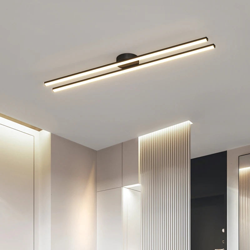 Geometric Black Ceiling Chandelier