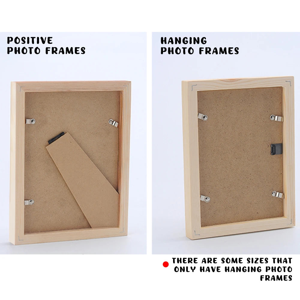 Custom Photo Frame Multiple Sizes Wall-Mounted Picture Frame