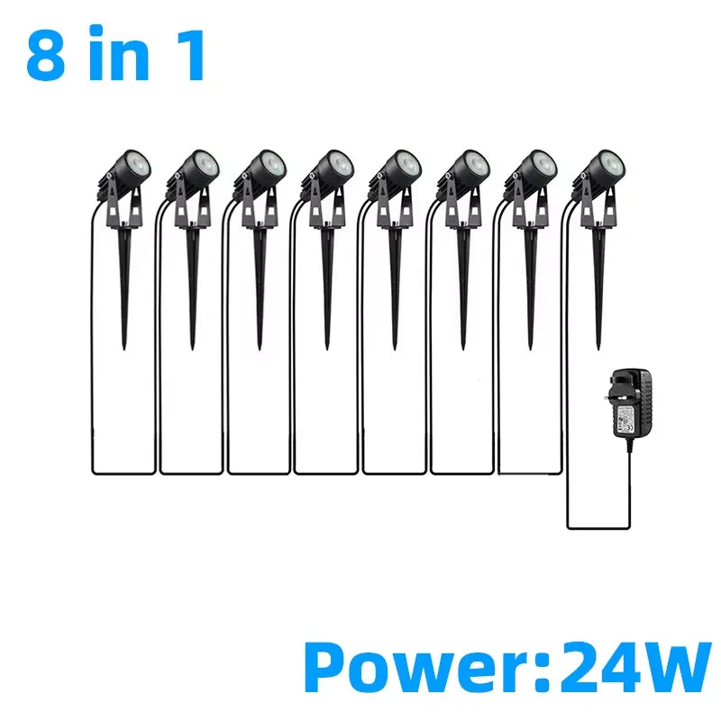 Low Voltage Garden Pillar Lights
