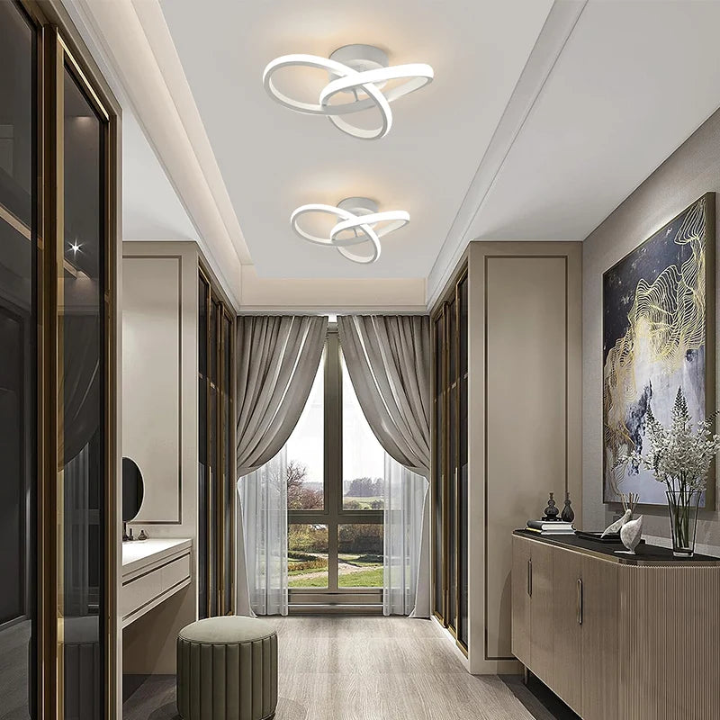 Modern Three Color LED Ceiling Lamp