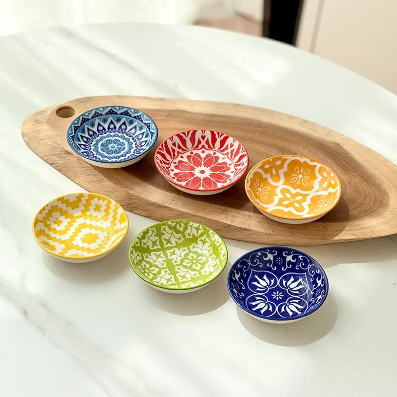 Boho Ceramic Trinket Dish Set