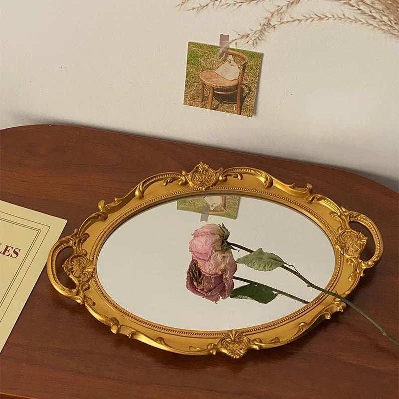 European Oval Decorative Tray