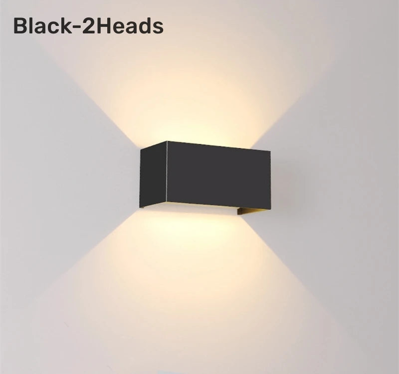 Motion Sensor LED Wall Lamp Outdoor Waterproof IP65 Up Down Sconce