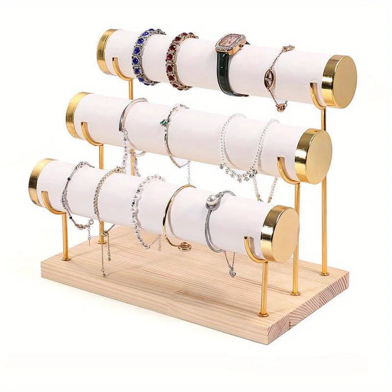Wooden Jewelry Display Stand