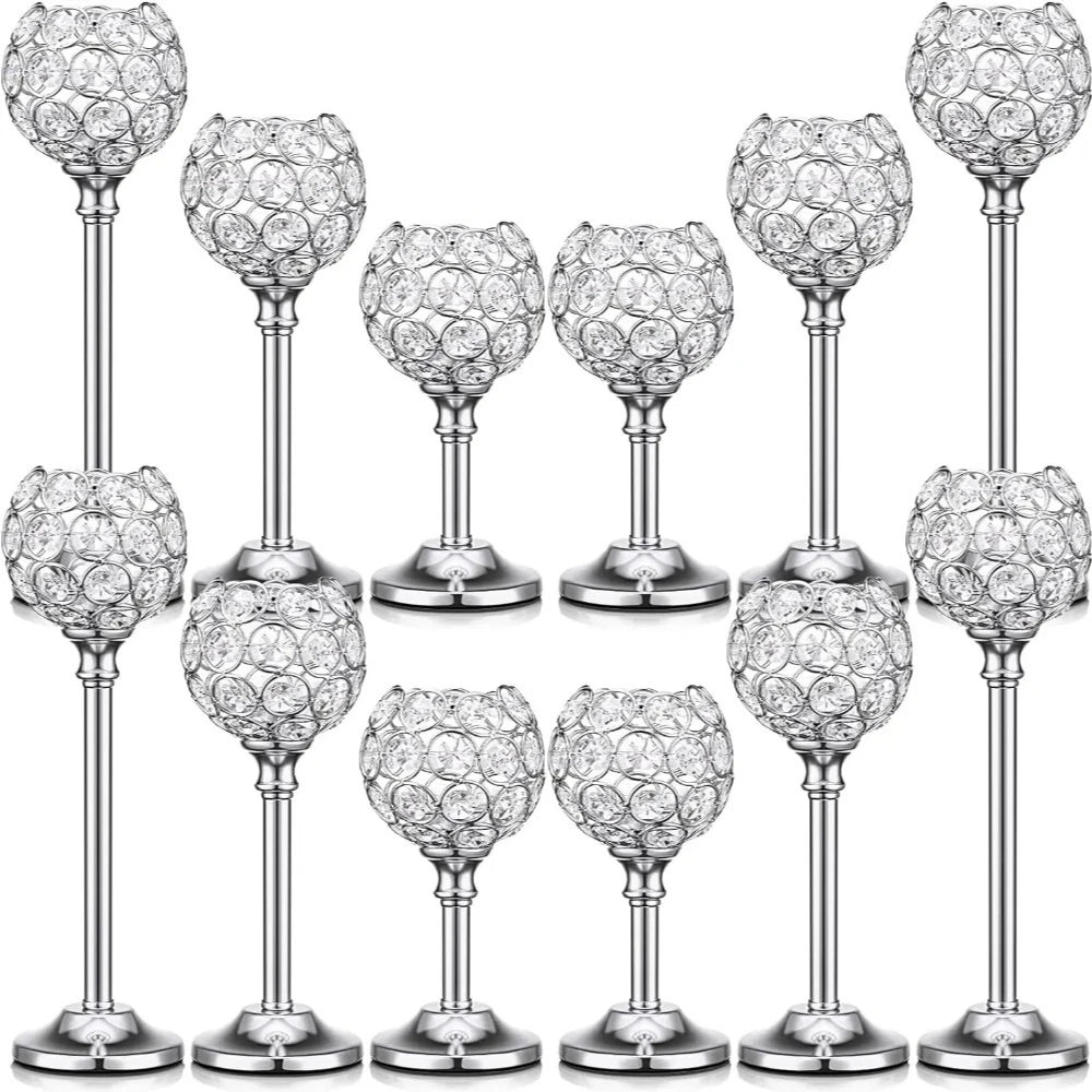 Crystal Tealight Candle Holders
