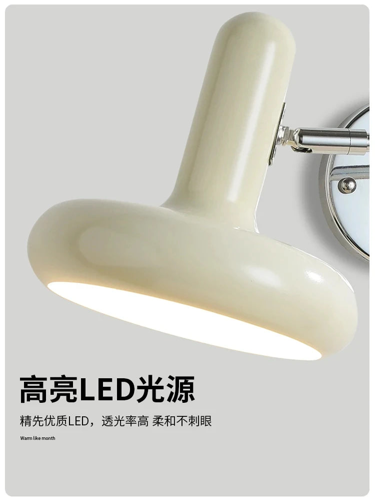 Nordic Modern Retractable Rotatable Swinging Retractable Wall Lamp