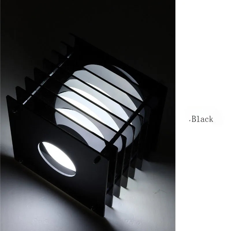 Acrylic Layered Moon Lamp
