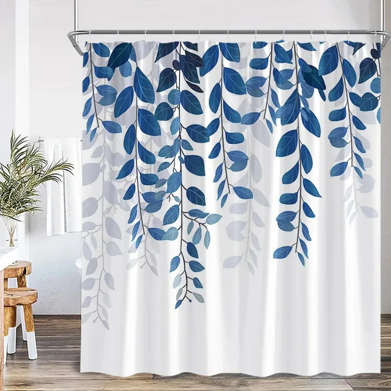 Watercolour Botanical Shower Curtain