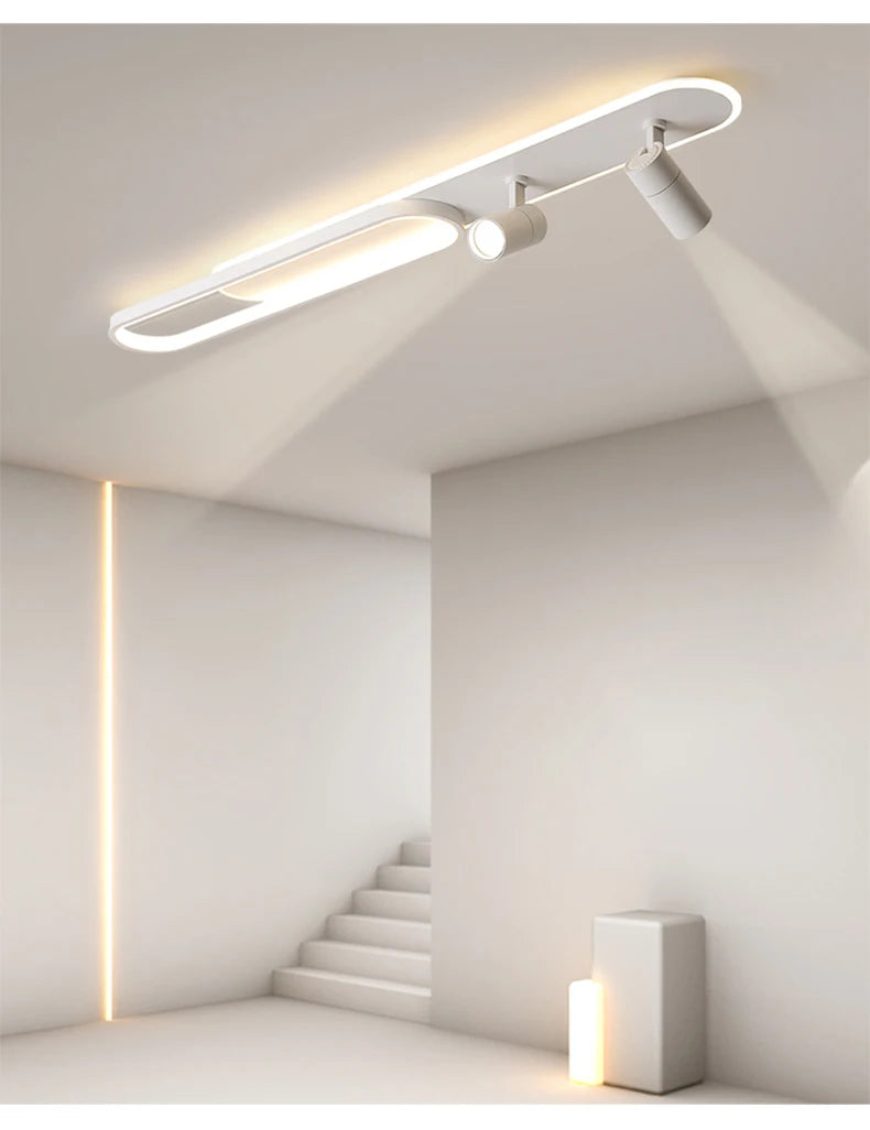Ceiling Light with Adjustable Spotlights
