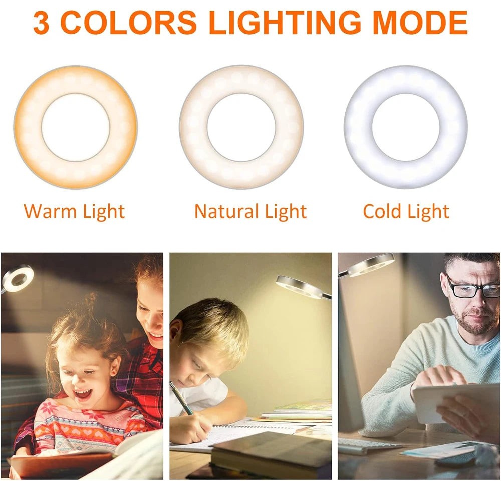 48 LED Clip Desk Lamp