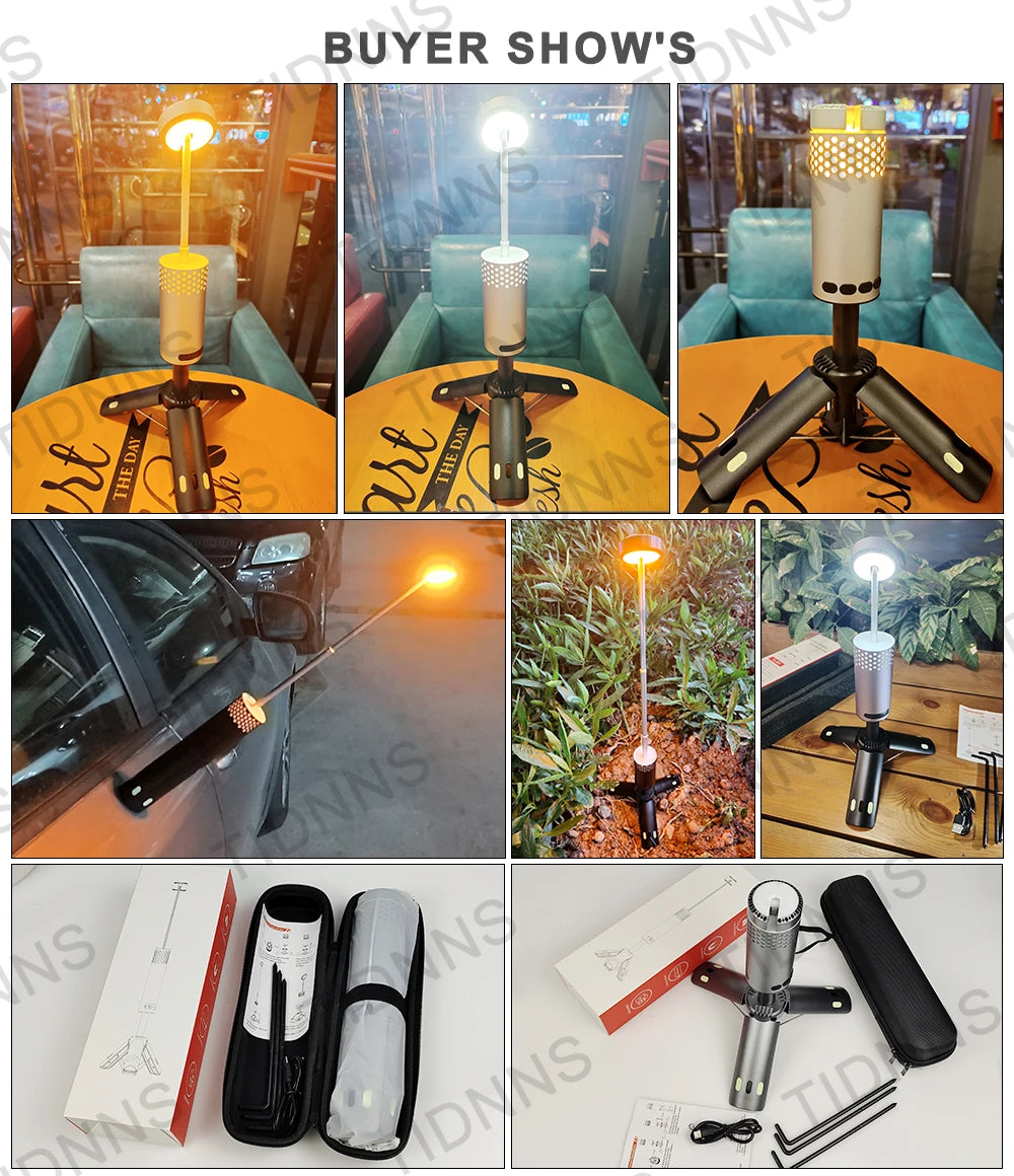 10000mAh Camping Light USB Rechargeable LED Emergency Lamp Outdoor