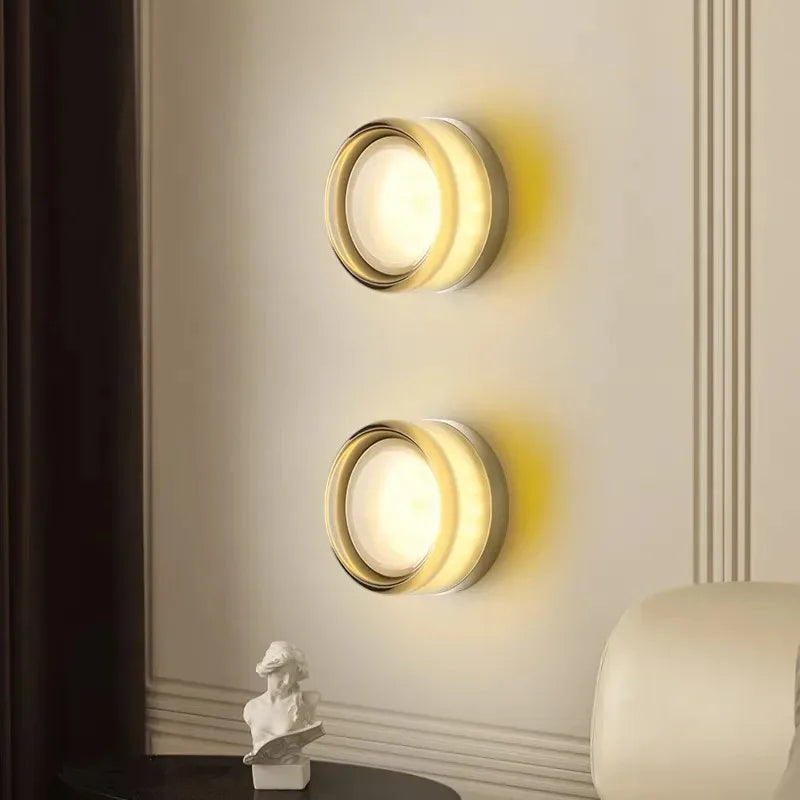 Round Acrylic LED Wall Sconce
