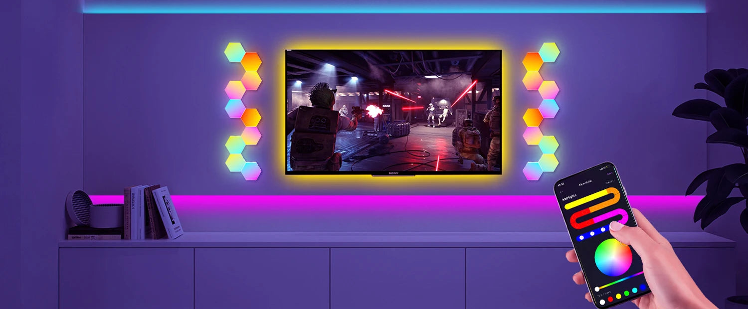 RGB Hexagon Smart Wall Panels