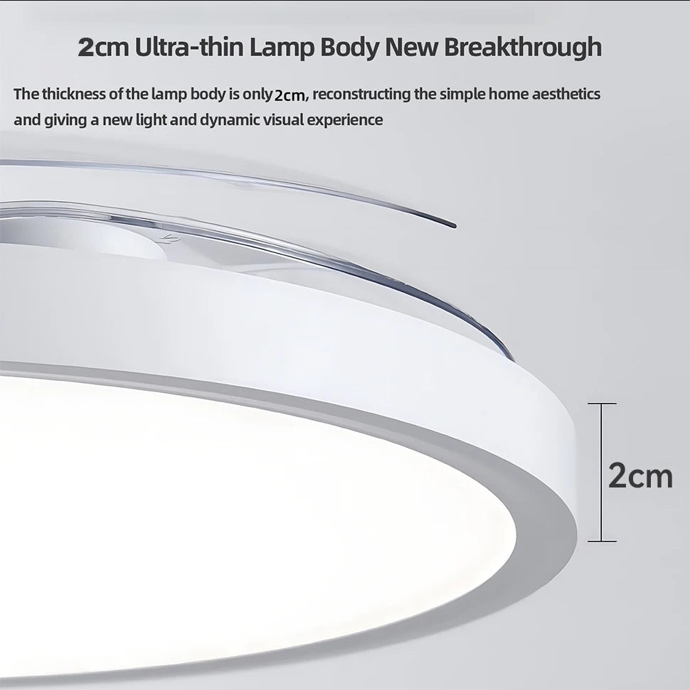 Retractable Blade Ceiling Fan Light