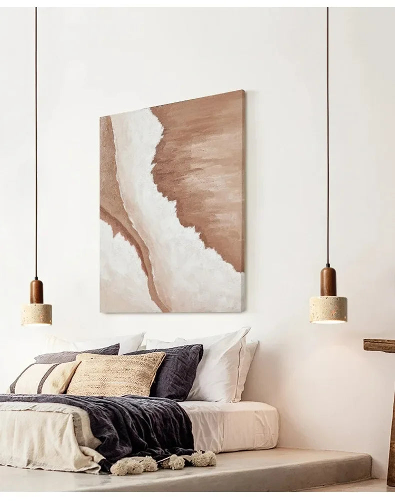 Wabi Sabi Travertine Pendant Light
