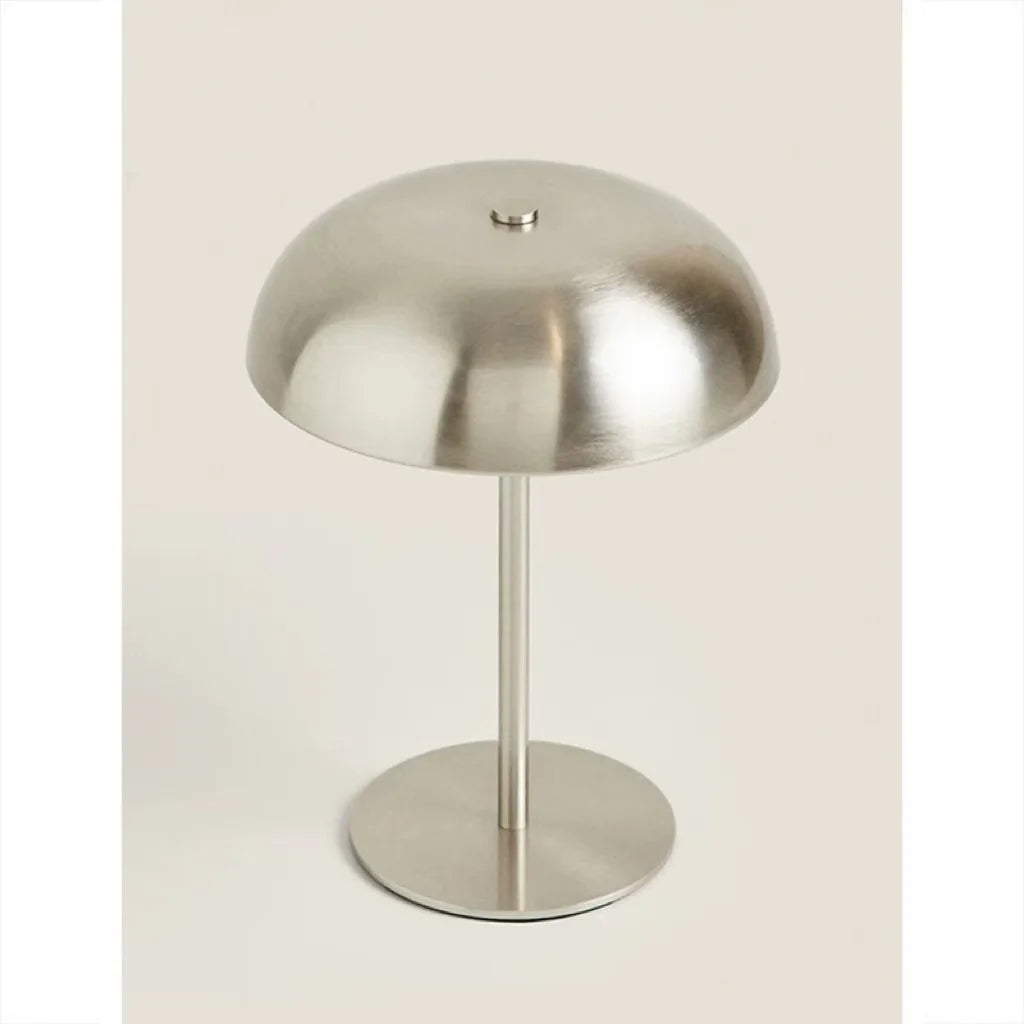 Cordless Rechargeable Mushroom Table Lamp