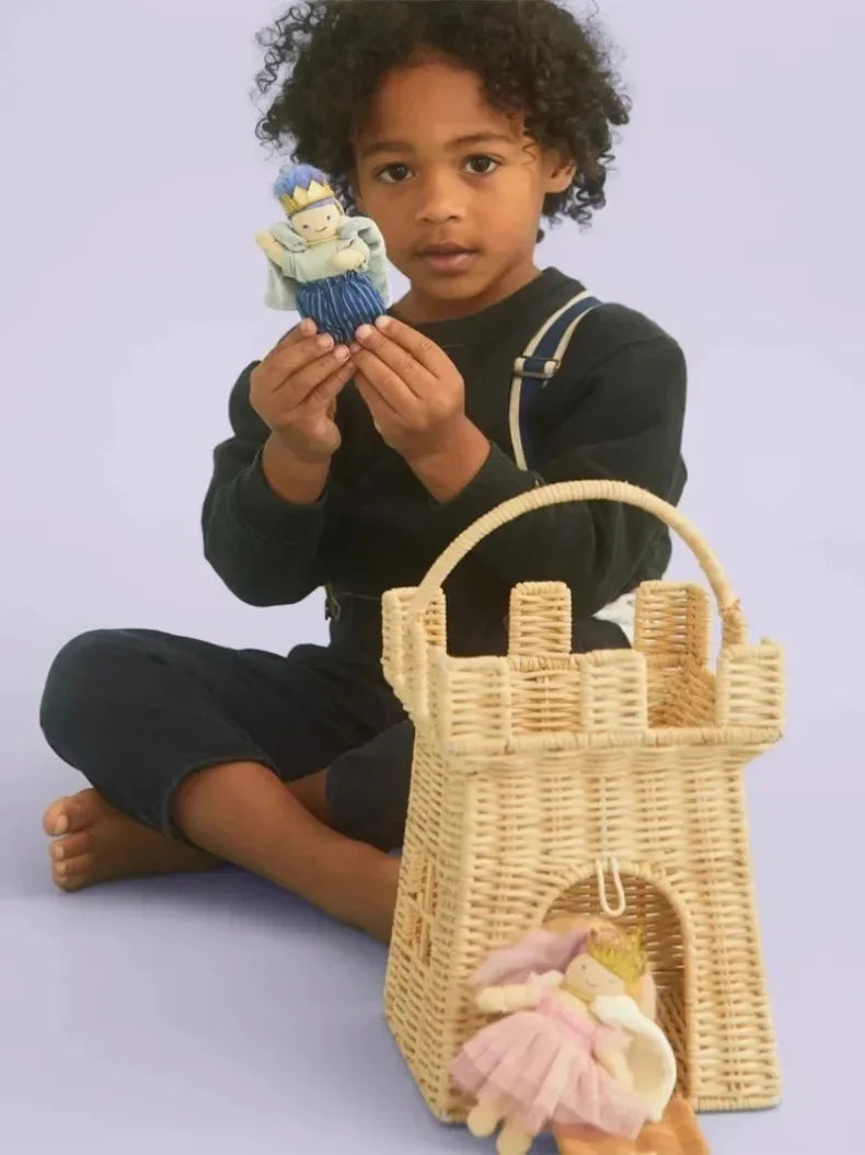 Woven Rattan Picnic Basket