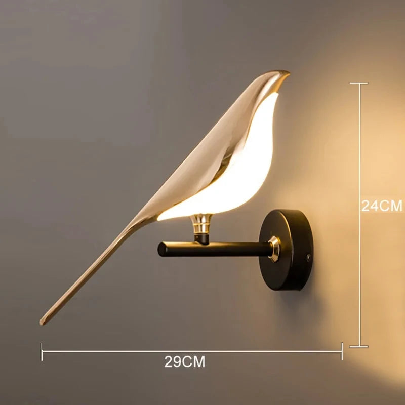 Golden Bird LED Wall Sconce