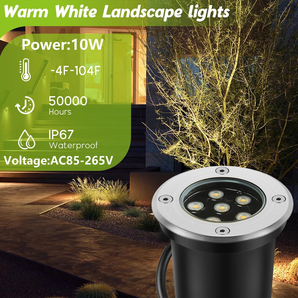 Underground Lamp LED In Ground Well Light