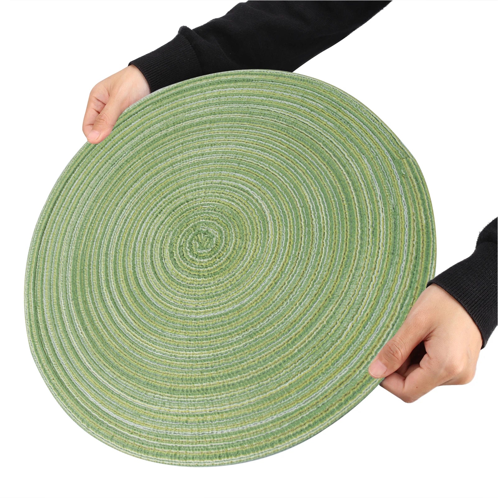 Braided Round Placemat and Coaster Set