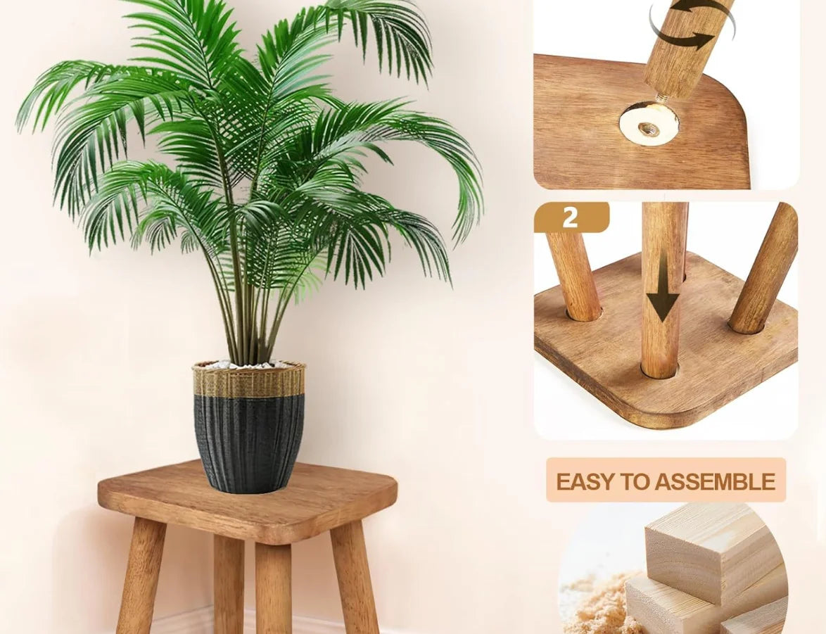 Stackable Solid Wood Stool