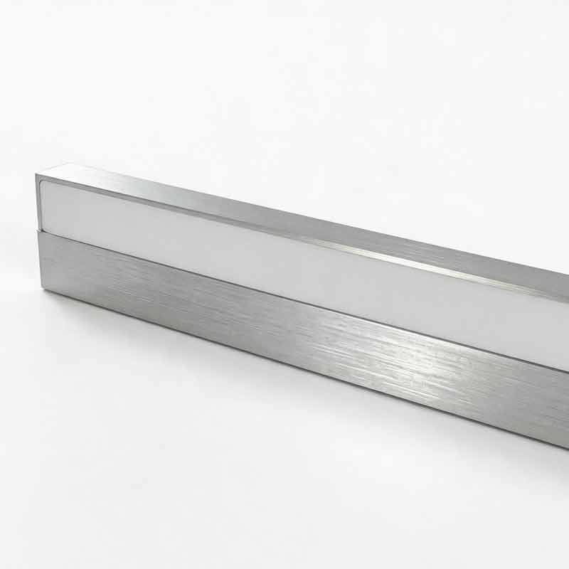 Brushed Bar Vanity Light, Aluminum LED Mirror Downlight