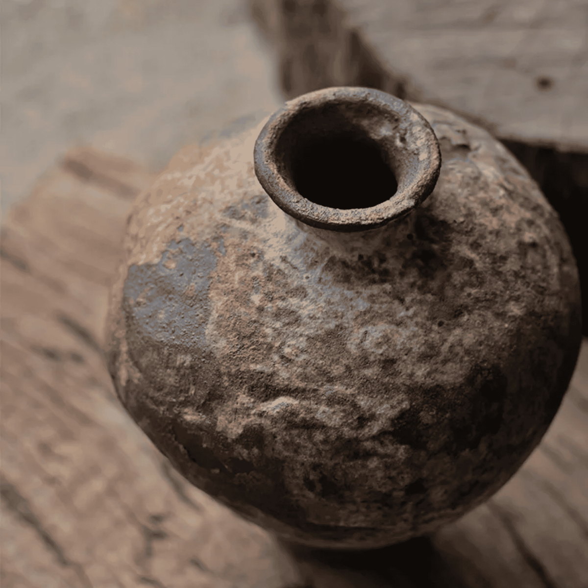 Wabi Sabi Ceramic Vase, Handmade Jingdezhen Small Vase