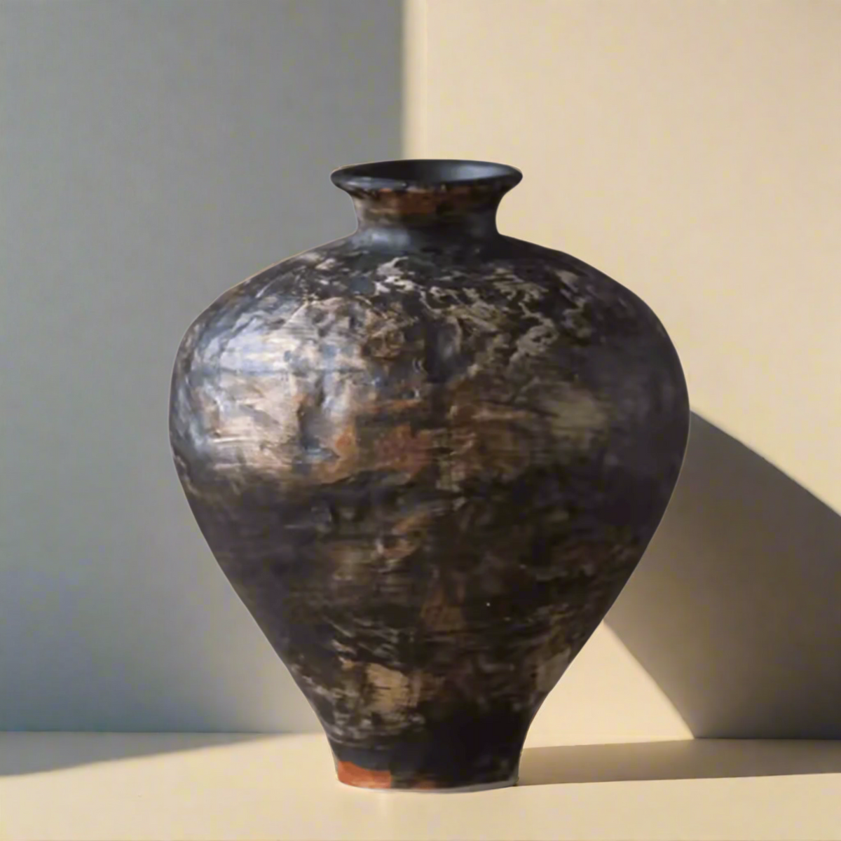 Wabi Sabi Ceramic Vase, Handmade Jingdezhen Small Vase