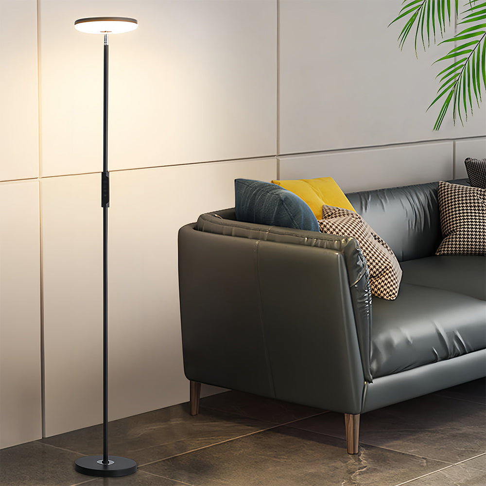 Uplight and Downlight Floor Lamp, Slim Dimmable LED Standing Light, view 4
