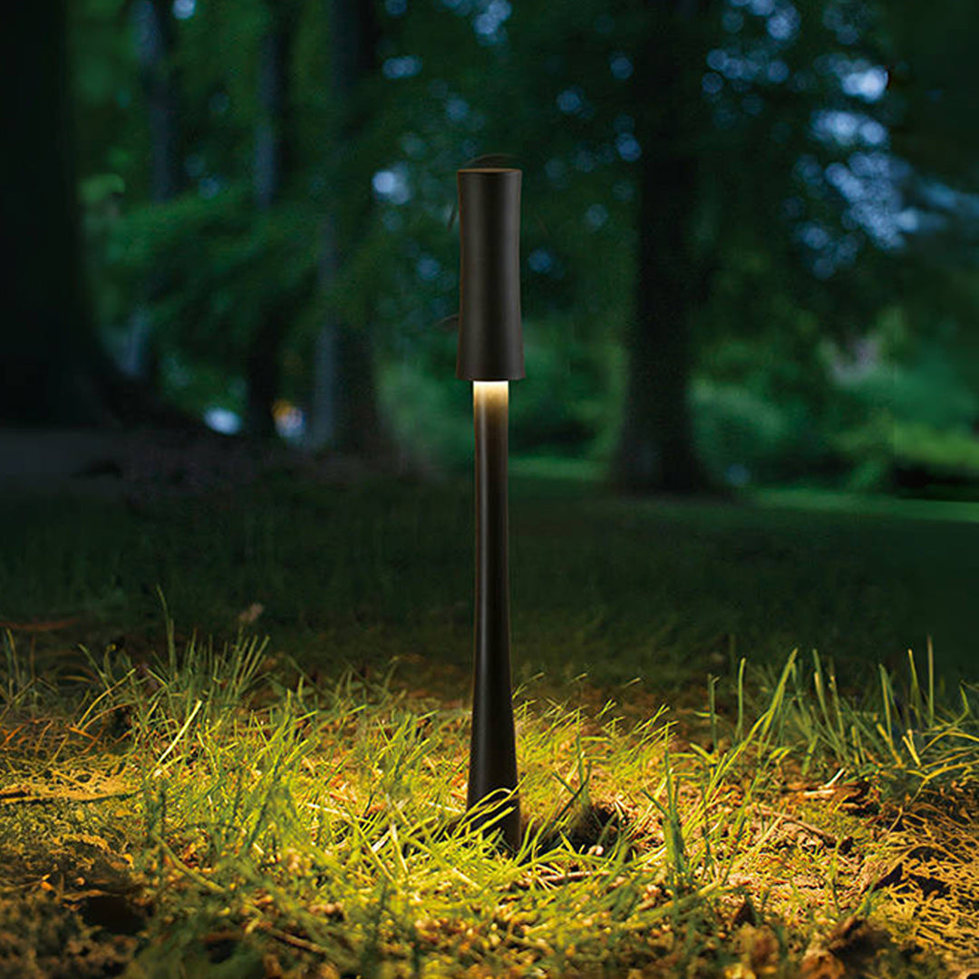 Black Bollard Path Light, Weatherproof Aluminum Post Light, view 3