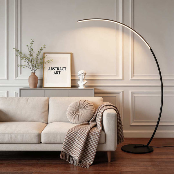 Aluminum Arc Floor Lamp