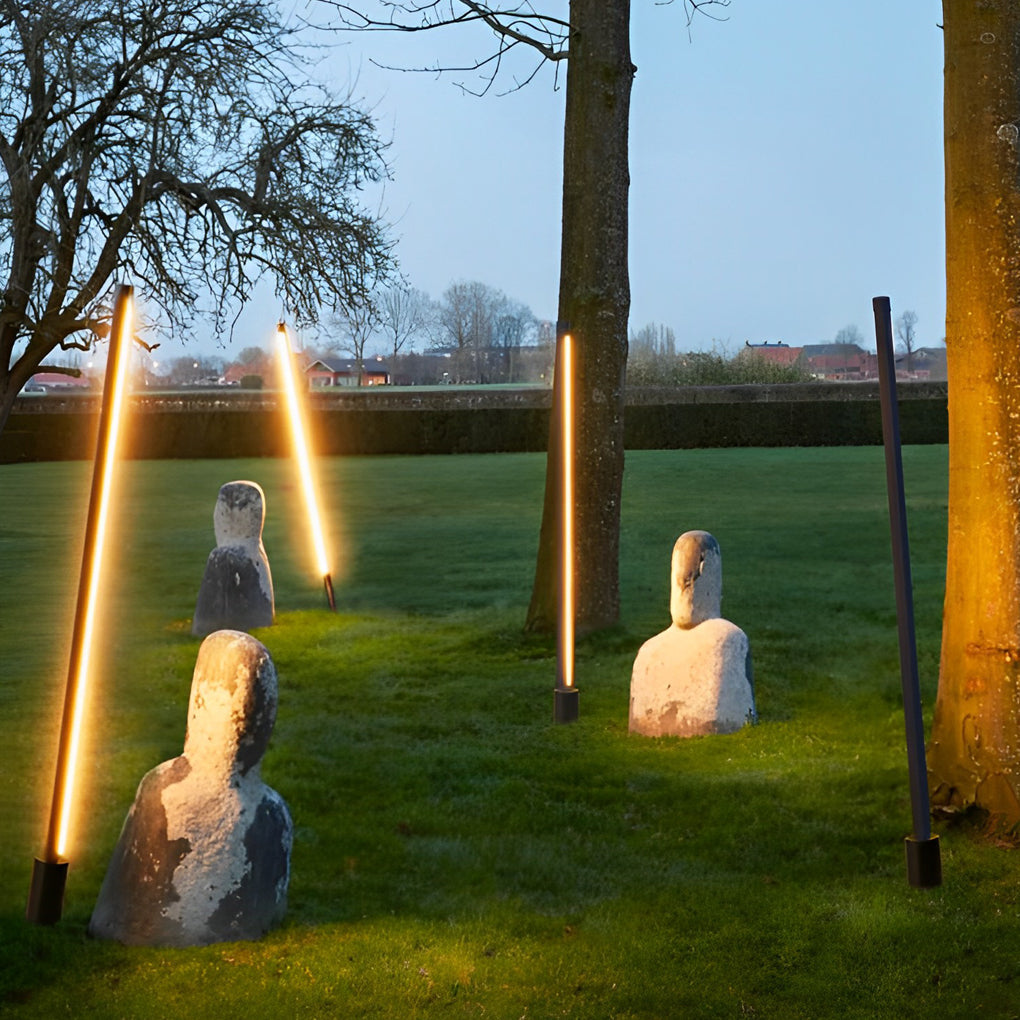 Slim Linear Light Bar Garden Lamp, Stainless Steel Path Light 9