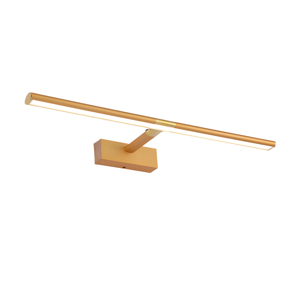 Extending Arm Vanity Light, Matte Aluminum LED Bath Bar