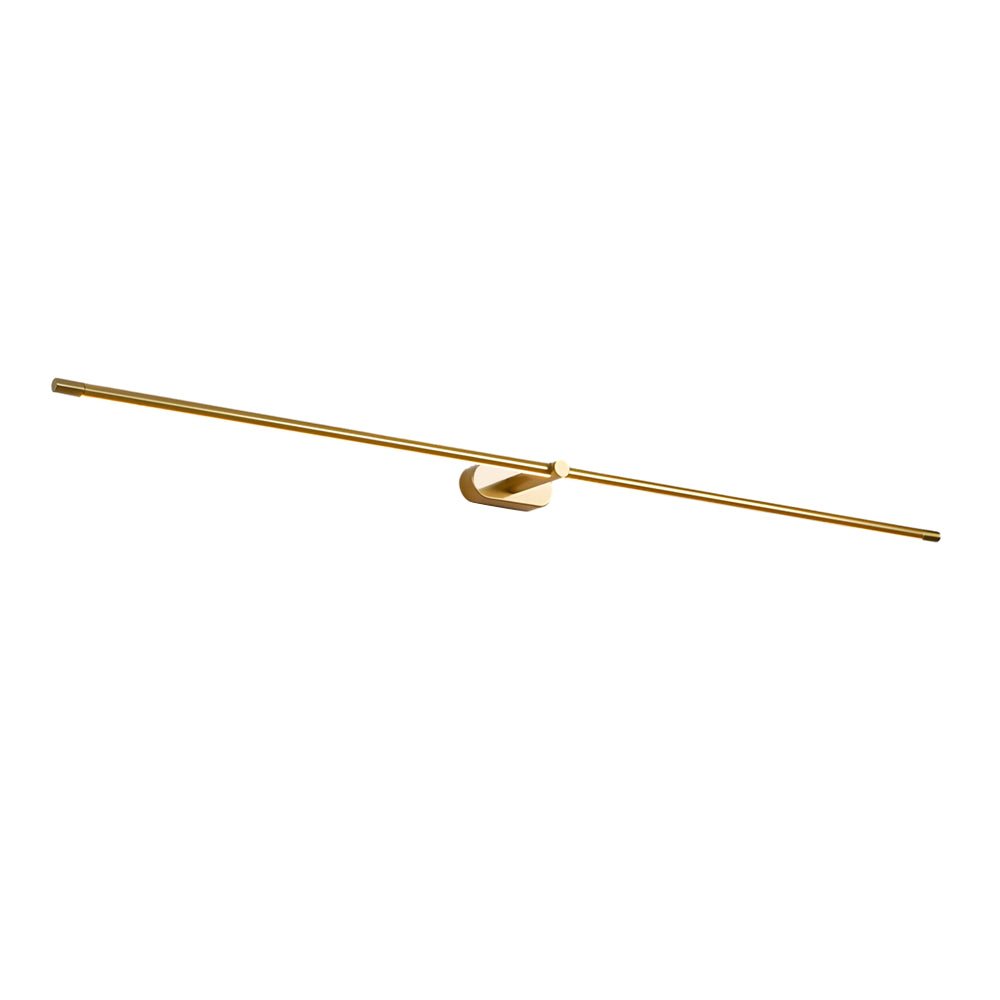 Slim Cylinder Vanity Light, Black or Copper LED Bath Bar