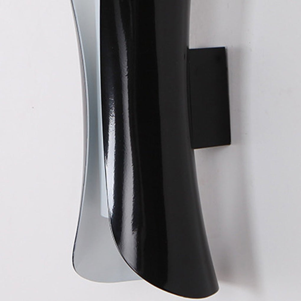 Hourglass Up and Down Sconce, Stainless Steel Wall Light