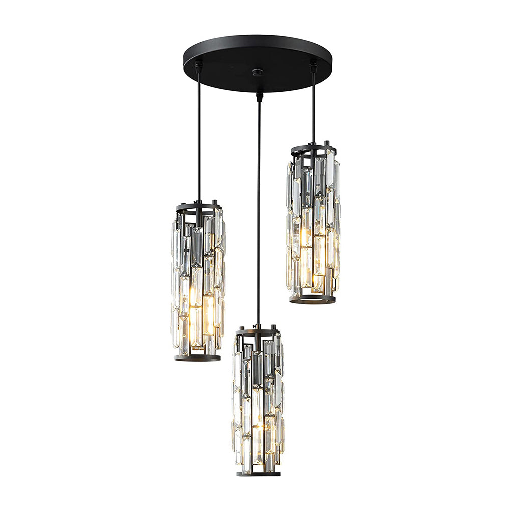 Mini Crystal Pendant Light, Creative Art Island Fixture, view 17