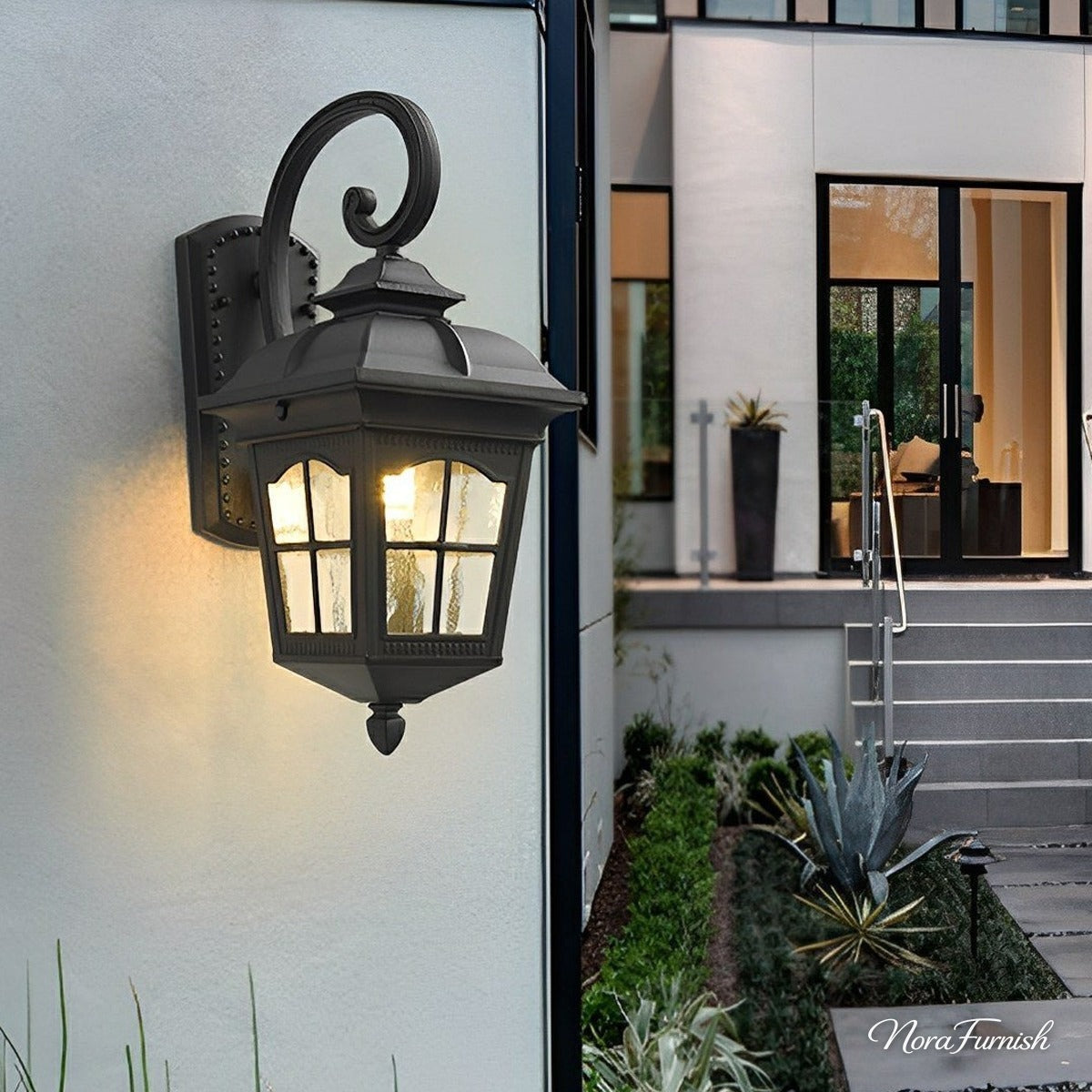 Ashford Front Porch Set – Mews Outdoor Wall Lantern