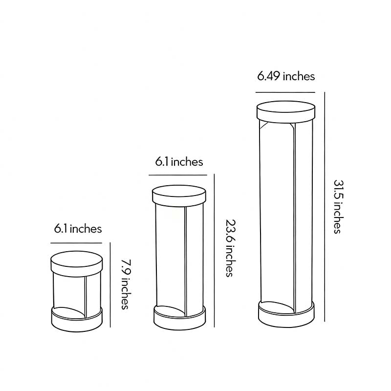 Cylinder Lawn Post Light, Solar or Hardwired Garden Fixture, view 21