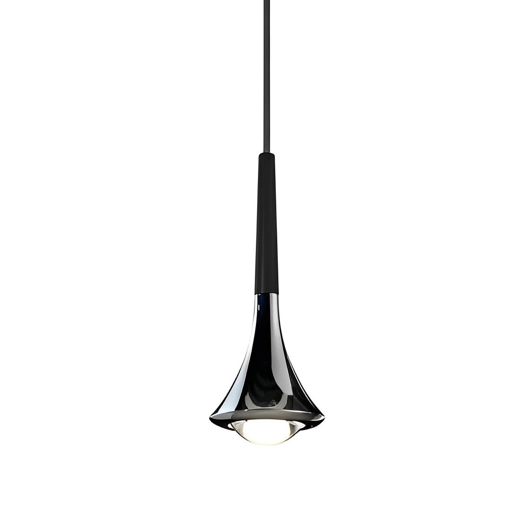 Teardrop Mini Pendant Light, Metal and Acrylic Kitchen Island Light 12